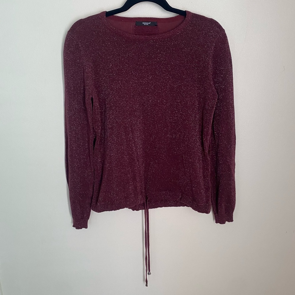 Wear & Flair Metallic Sparkle Sweater